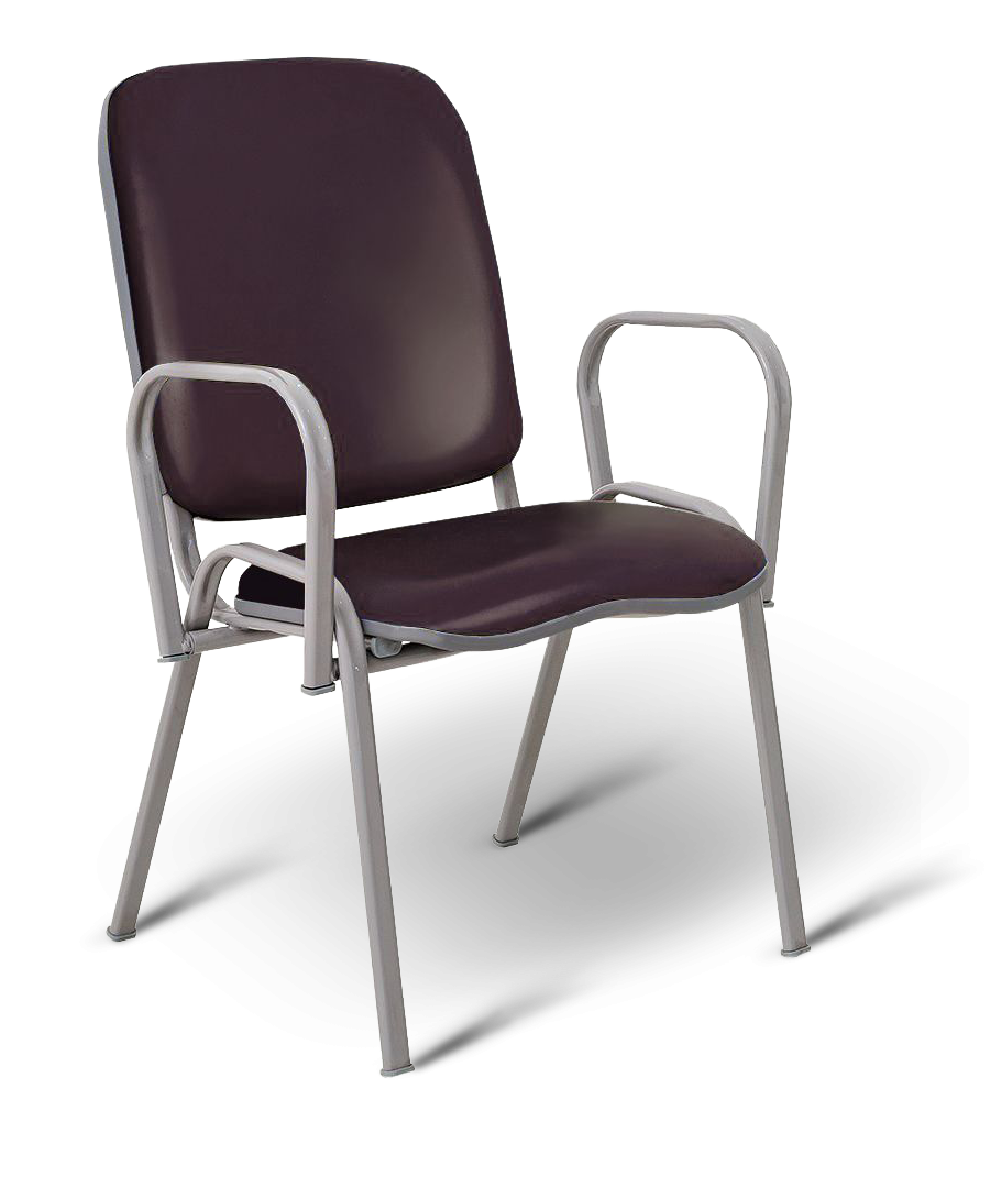 Poltrona Mateus com Braços Bordô