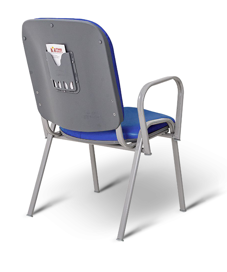 Poltrona Mateus com Braços Azul