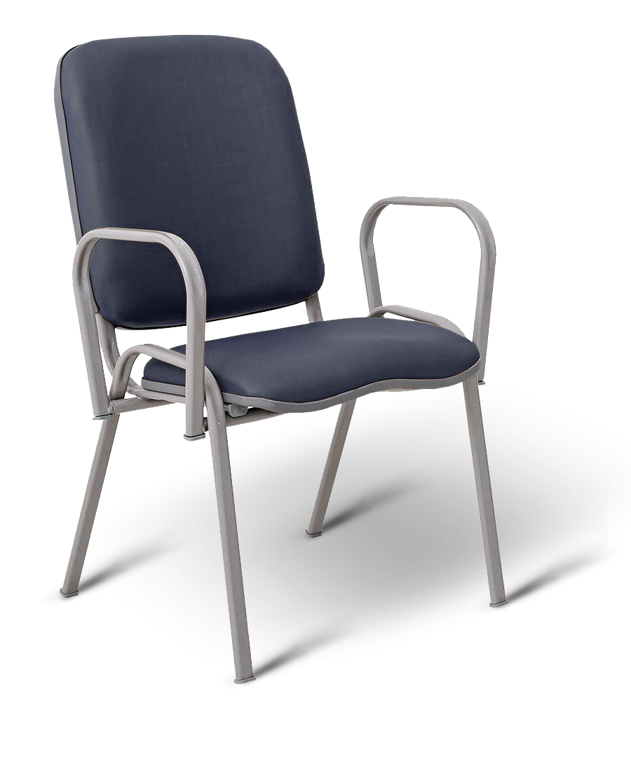 Poltrona Mateus com Braços Grafite