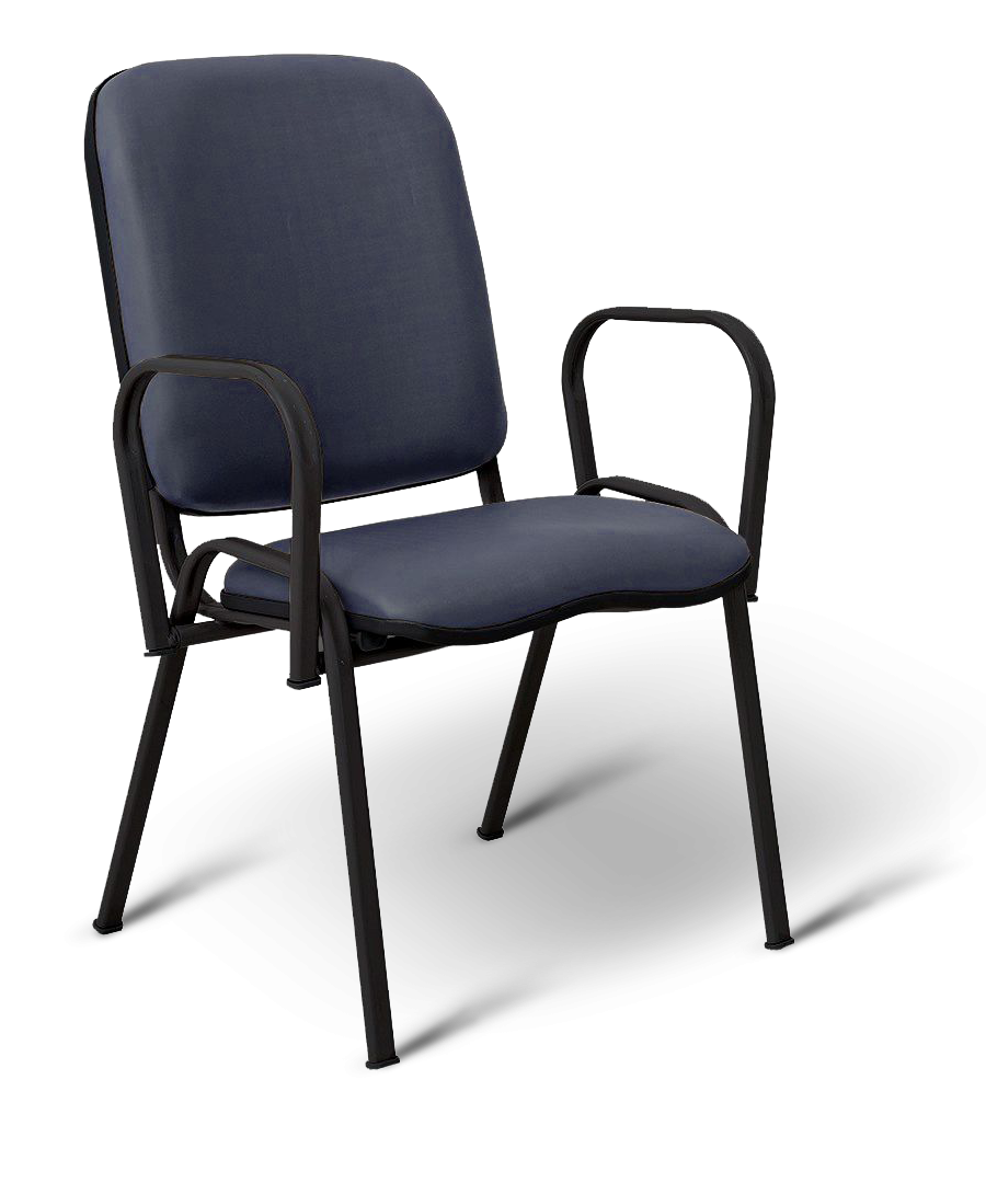 Poltrona Mateus com Braços Grafite