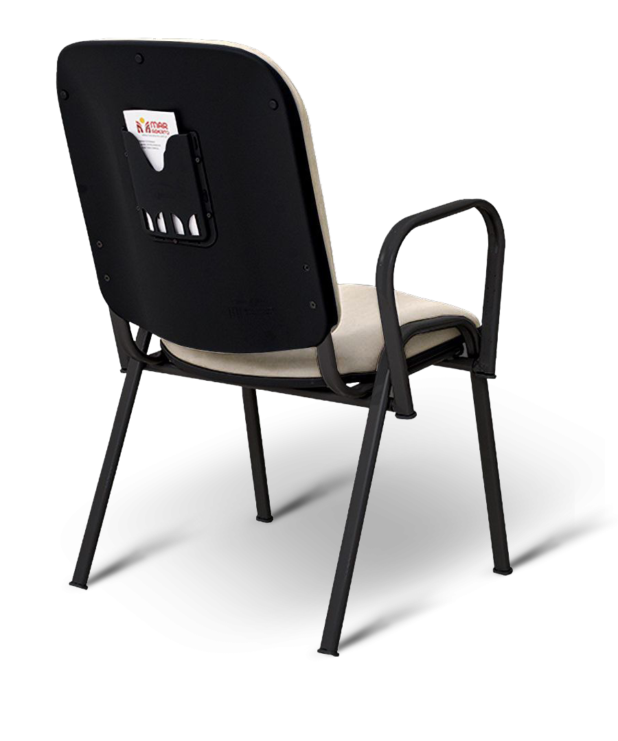 Poltrona Mateus com Braços Bege