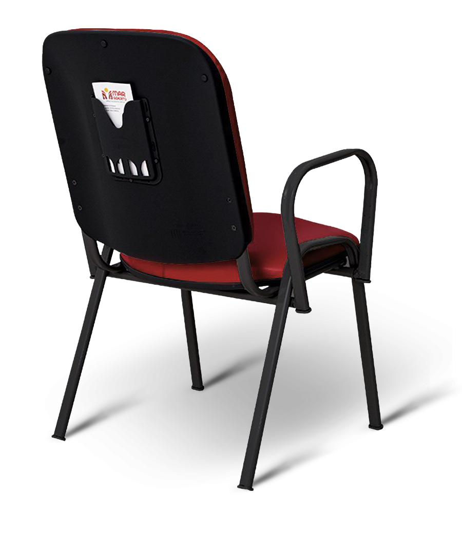 Poltrona Mateus com Braços Vinho