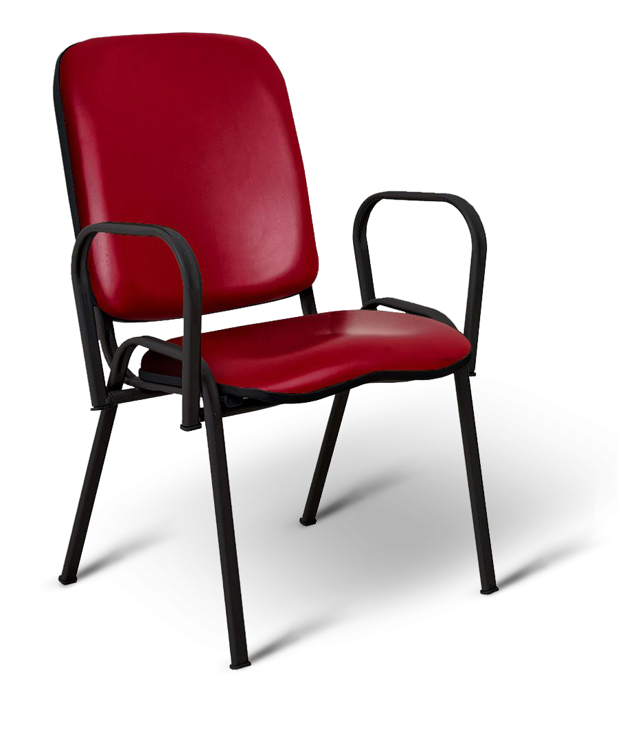 Poltrona Mateus com Braços Vinho