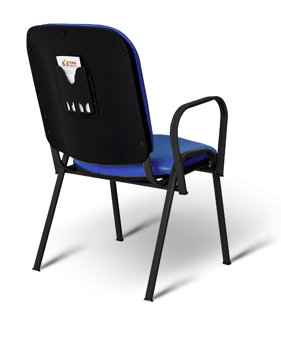 Poltrona Mateus com Braços Azul