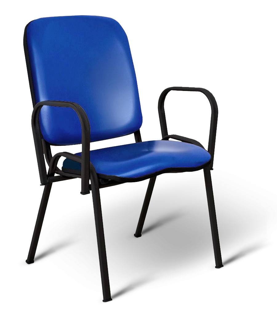 Poltrona Mateus com Braços Azul