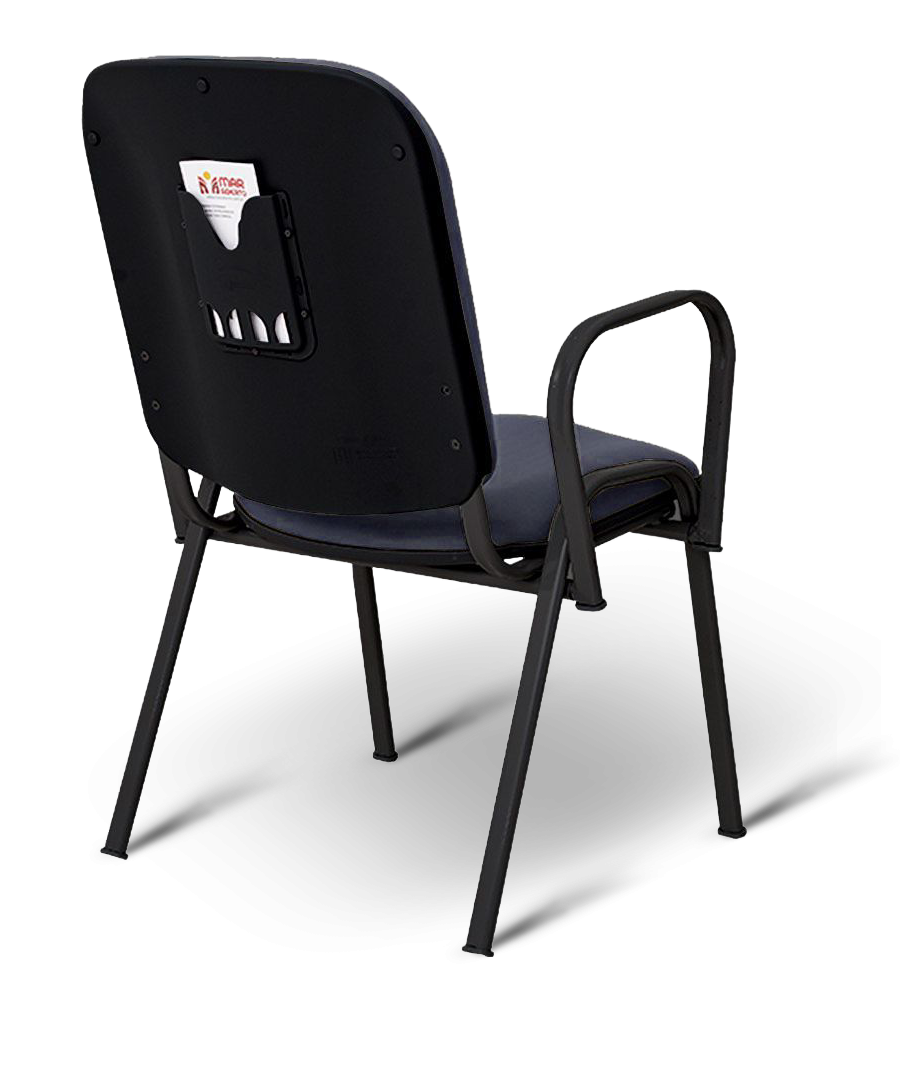 Poltrona Mateus com Braços Grafite